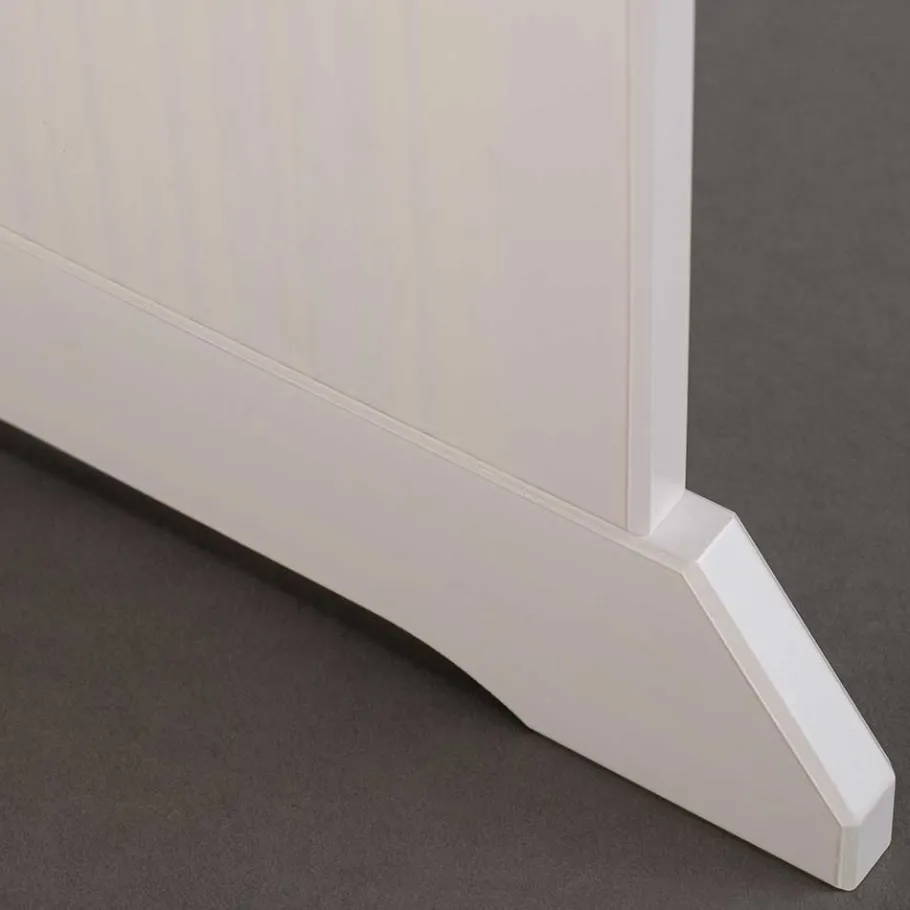 Outlet 110x45x37 Esszimmerbank in Weiß & Braun - Vatina Sitzbank