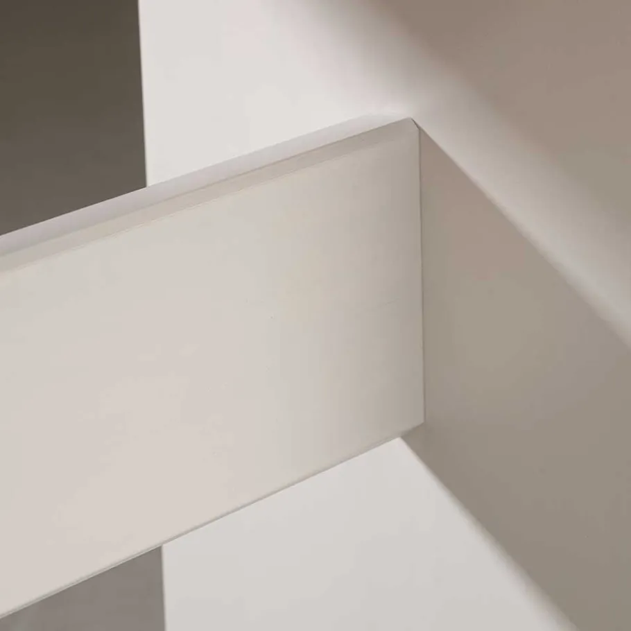 Outlet 110x45x37 Esszimmerbank in Weiß & Braun - Vatina Sitzbank