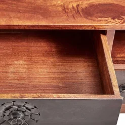 Sale 150x40x40 Fernsehkommode aus Akazie mehrfarbig - Welina Tv & Hifi-Möbel|Lowboards