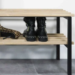 100x45x34 Flurbank mit Schuhablage - Fuladoma Regale