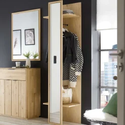 Clearance 50x198x38 Garderobe mit Spiegel - Vardriva Garderoben