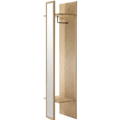 Clearance 50x198x38 Garderobe mit Spiegel - Vardriva Garderoben