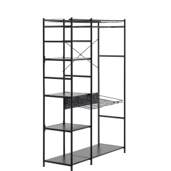 Clearance 120x182x45 Garderoben Regal mit Stange - Nalisha Regale