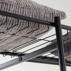 Clearance 120x182x45 Garderoben Regal mit Stange - Nalisha Regale