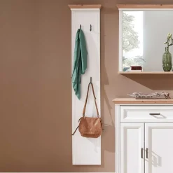 41x195x9 Garderobenpaneel mit 4 festen Haken - Nurelcas Garderoben