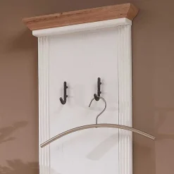 41x195x9 Garderobenpaneel mit 4 festen Haken - Nurelcas Garderoben