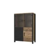 101x146x43 Glastüren Highboard in Fichte NB - Simeona Highboards|Vitrinen