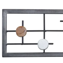 Best 60x16x6 Hängende Garderobe mit 6 Kleiderhaken - Yucio Garderoben