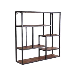 80x80x20 Hängeregal im Industry Look - Mendoza Regale