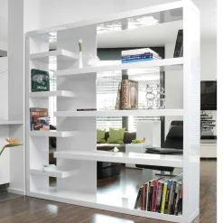 Sale 200x200x35 Hochglanz Regal Raumteiler - Sakura Regale