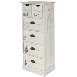 40x104x30 Hochkommode mit maritimen Motiven - Maggiore Kommoden