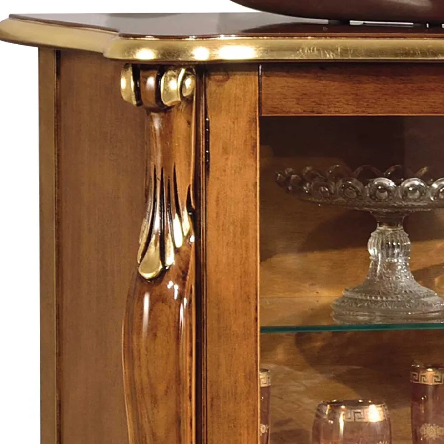 108x100x40 Italienische Vitrine 2-türig - Carlenna I Vitrinen