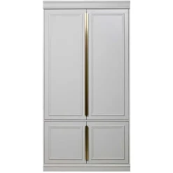 New 110x215x62 Kleiderschrank in Hellgrau - Emra Kleiderschränke|Schränke