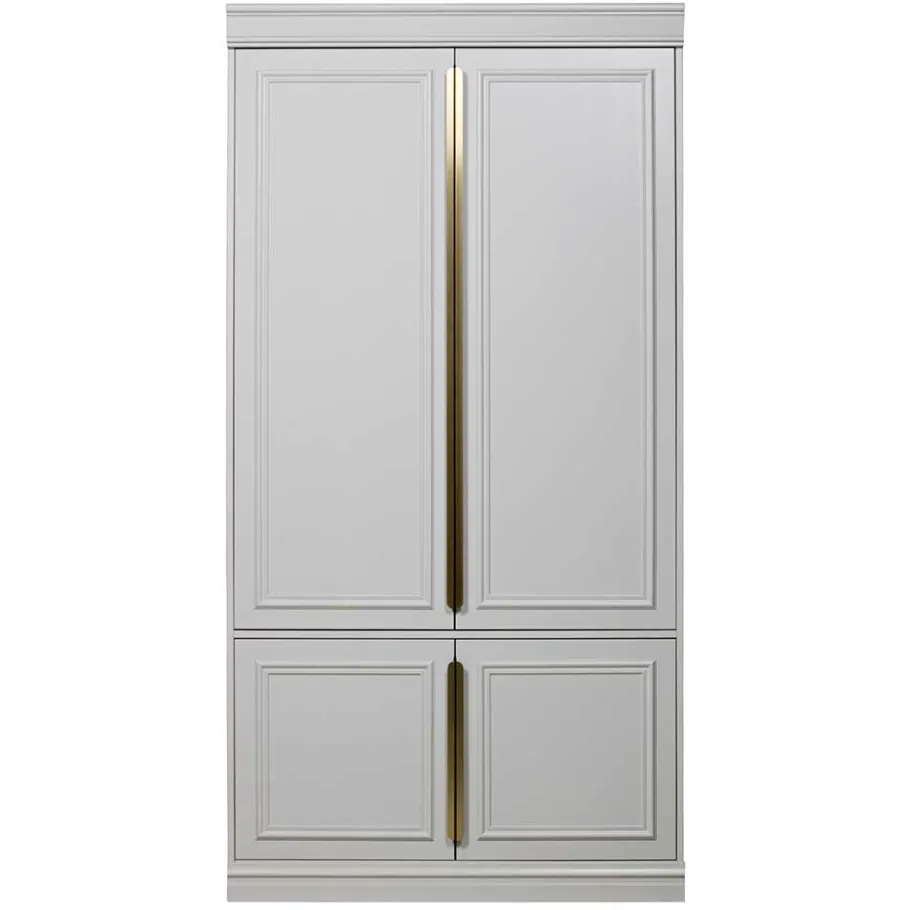 New 110x215x62 Kleiderschrank in Hellgrau - Emra Kleiderschränke|Schränke