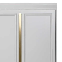 New 110x215x62 Kleiderschrank in Hellgrau - Emra Kleiderschränke|Schränke