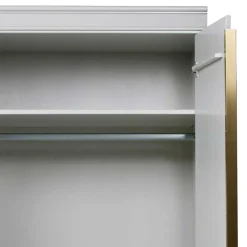 New 110x215x62 Kleiderschrank in Hellgrau - Emra Kleiderschränke|Schränke