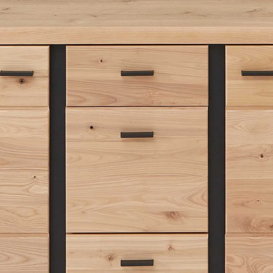 134x86x42 Kombi-Kommode teilmassiv - Latenda Sideboards