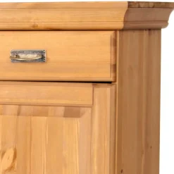 145x84x40 Kommode aus Holz mit Glas - Arendu Sideboards