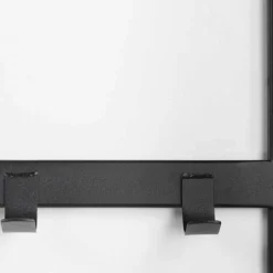 Sale 70x178x29 Kompaktgarderobe aus Stahl in Schwarz - Cellja Garderoben