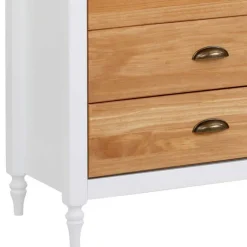 140x80x35 Landhaus Anrichte mit Metallgriffen - Xasimir Sideboards