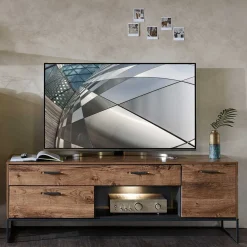 175x62x48 Lowboard für Fernseher in Holz Optik - Xindus Tv & Hifi-Möbel|Lowboards