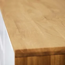 Sale 134x48x40 Lowboard in Wildeiche & Weiß - Diesta Tv & Hifi-Möbel|Lowboards