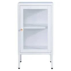 38x70x35 Metall Schrank mit Glas Tür - Keyva Vitrinen
