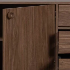 Sale 145x64x40 Mid Century Kommode in Walnuss - Essyno Tv & Hifi-Möbel|Lowboards