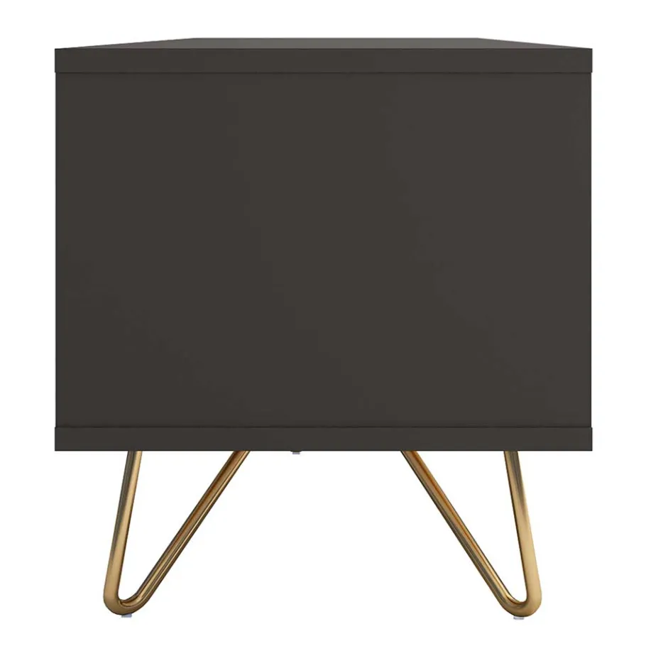 Clearance 120x45x40 Niedrige Kommode mit Klappe & Schublade - Tascam Tv & Hifi-Möbel|Lowboards