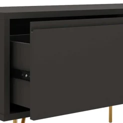 Clearance 120x45x40 Niedrige Kommode mit Klappe & Schublade - Tascam Tv & Hifi-Möbel|Lowboards