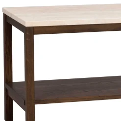 Sale 140x45x40 Offenes Regal in Beige Travertin - Calumha Tv & Hifi-Möbel|Lowboards