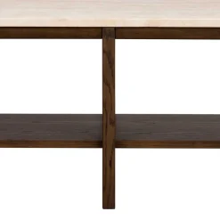 Sale 140x45x40 Offenes Regal in Beige Travertin - Calumha Tv & Hifi-Möbel|Lowboards