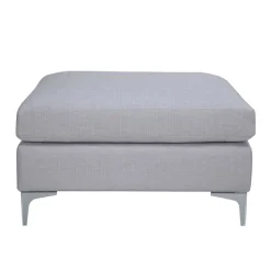 85x53x85 Polsterhocker in Blaugrau - Tryvial Hocker