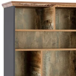 80x182x40 Regal in Holz verwittert - Guerrero Regale|Vitrinen