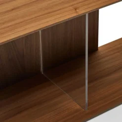 Clearance 101x38x30 Regel Element in Nussbaum Furnier - Lician Regale