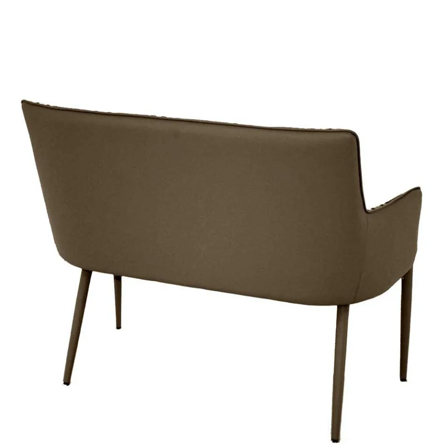 Outlet 100x90x52 Retro Esszimmerbank in Kariert - Rave Sitzbank