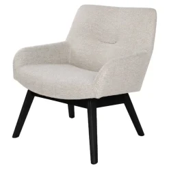 Best 63x73x65 Retro Sessel in Creme Weiß - Solanda Sessel