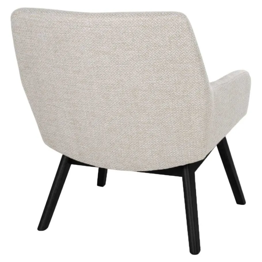 Best 63x73x65 Retro Sessel in Creme Weiß - Solanda Sessel