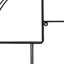 Clearance 50x50x12 Rundes Wandregal in Schwarz - Anatana Regale