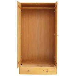 Outlet 106x191x59 Schlafzimmer Schrank in Kiefer Natur - Imressa I Kleiderschränke|Schränke