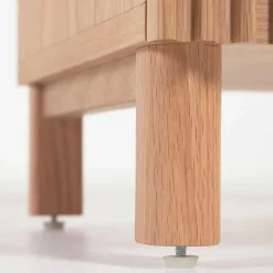 85x170x43 Schrank mit drei Lamellen Türen - Azuro Schränke