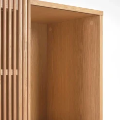 85x170x43 Schrank mit drei Lamellen Türen - Azuro Schränke