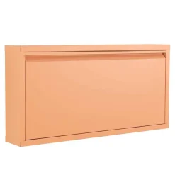 Best 75x38x13 Schuhschrank mit Klappe aus Stahl - Manty Schränke