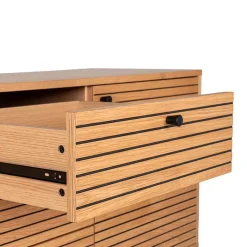 Best 150x75x40 Sideboard in Eiche Natur Furnier - Virona Sideboards