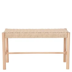 Best 80x45x35 Sitzbank aus Kordel Geflecht - Vanadrino Sitzbank