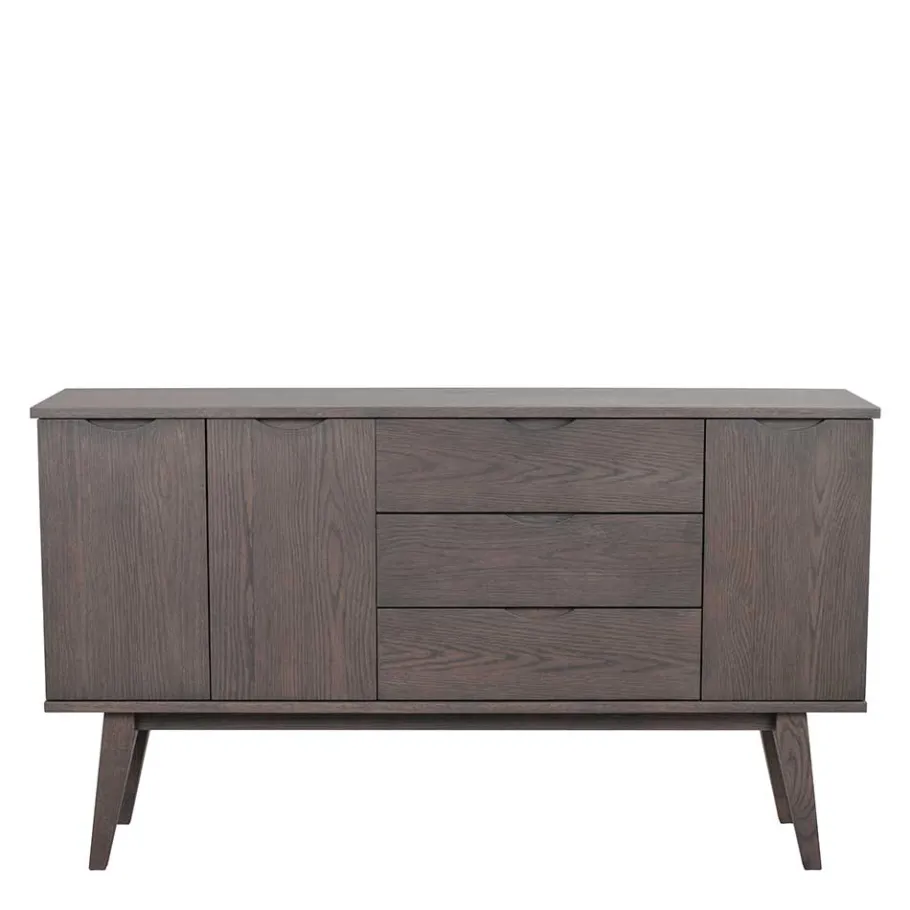 150x85x40 Skandi Sideboard in Eiche Dunkelbraun - Lomarios Sideboards