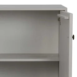 160x78x46 Skandi Sideboard 4-türig in Grau - Huvina Sideboards