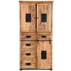 90x180x40 Stauraum Schrank im Industrial Style - Eswan Vitrinen