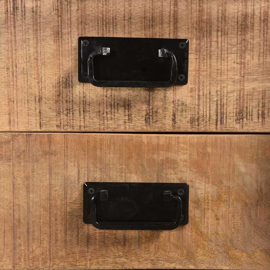 90x180x40 Stauraum Schrank im Industrial Style - Eswan Vitrinen