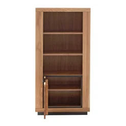 Sale 72x142x40 Teilmassives Regal mit drei Fächern & Tür - Vlacoma Regale|Vitrinen